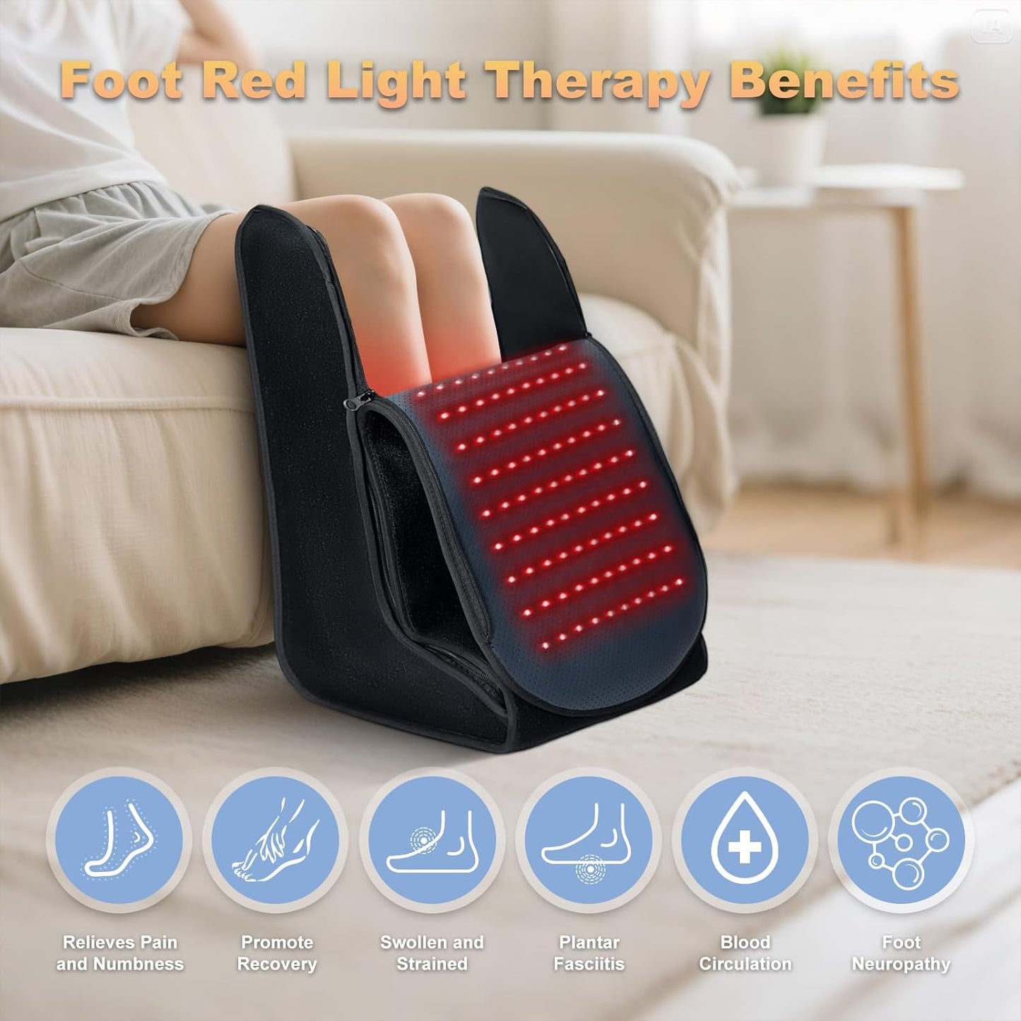 Relieva™ Red Light Therapy for Legs & Feet